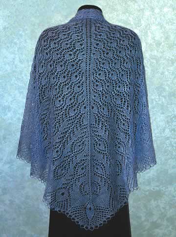 Peacock Feathers Shawl